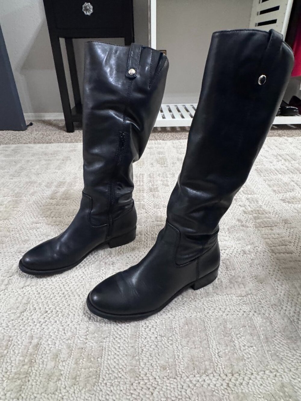 INC knee leather boots
